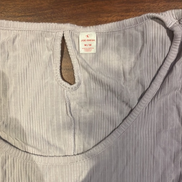 Joe fresh lilac purple ribbed pyjama set - Picture 4 of 5